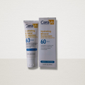 CeraVe Hydrating Mineral Sunscreen SPF 60 for Face – Broad Spectrum, Lightweight & Sensitive Skin Safe