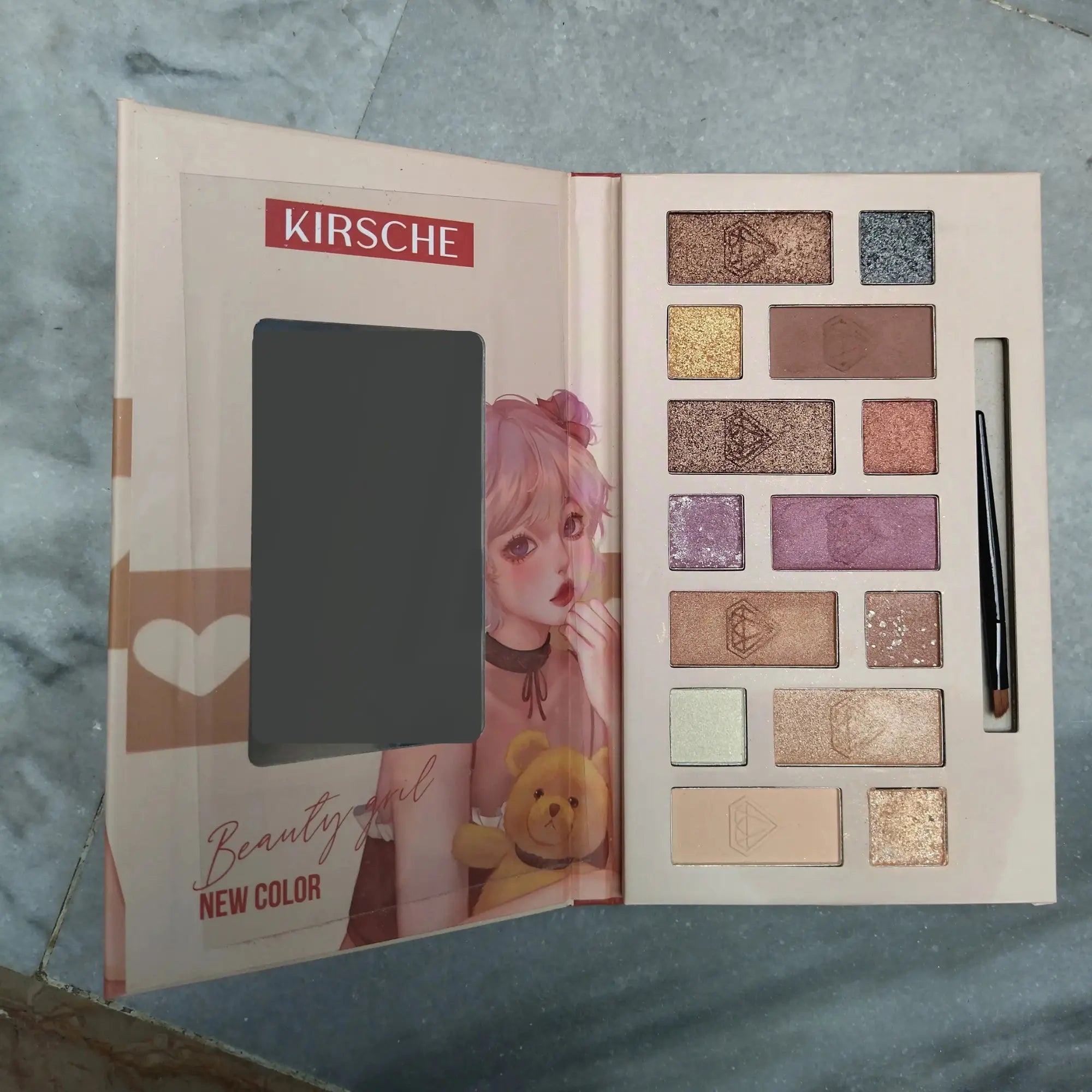 KIRSCH Eyeshadow Palette – Highly Pigmented Matte & Shimmer Shades