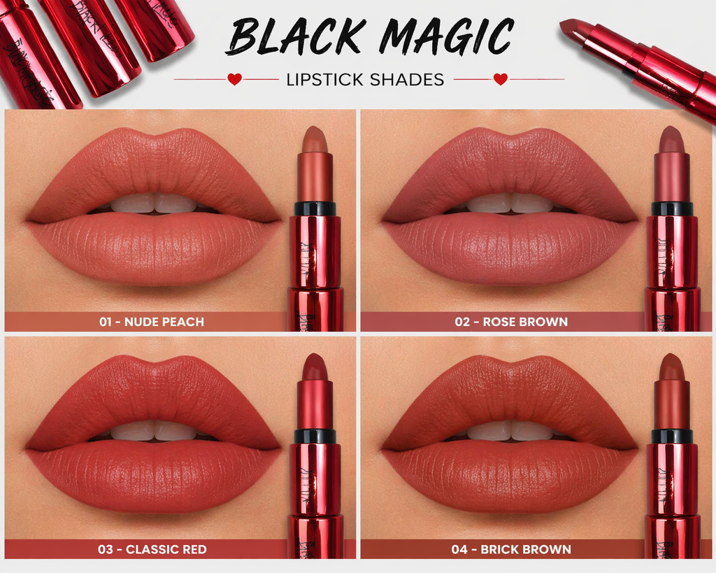 Heng Feng Mini Lipstick Set – Matte Long-Lasting Travel Kit