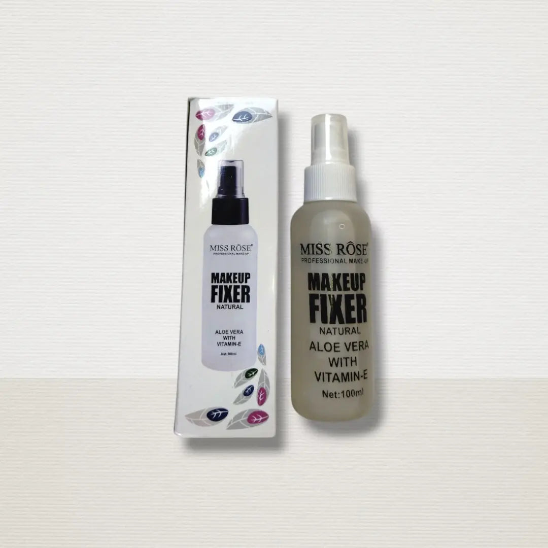 Miss Rose Long-Lasting Makeup Fixer Spray – Hydrating & Smudge-Proof Finish