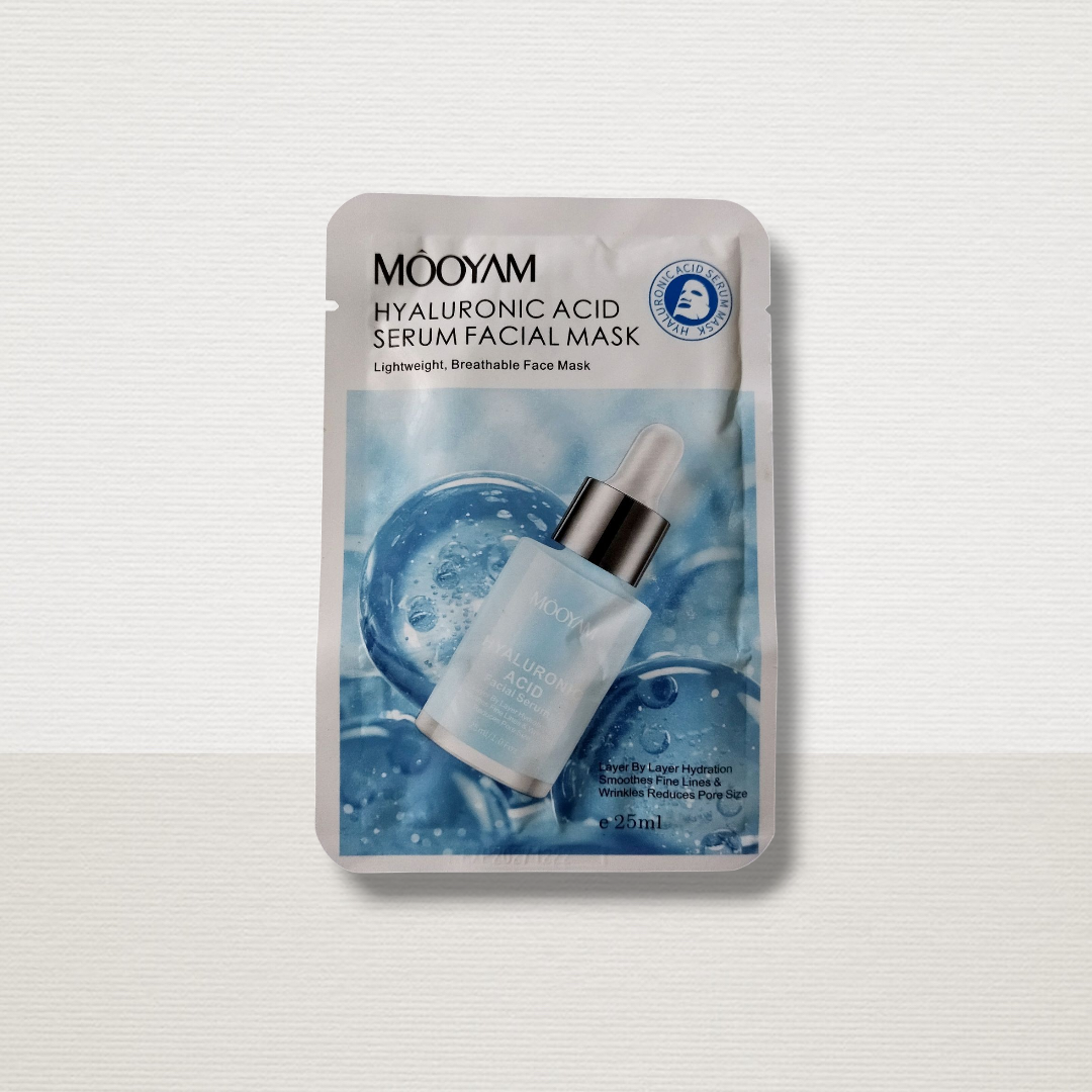 Mooyam Hyaluronic Acid Facial Mask – Deep Hydration Boost